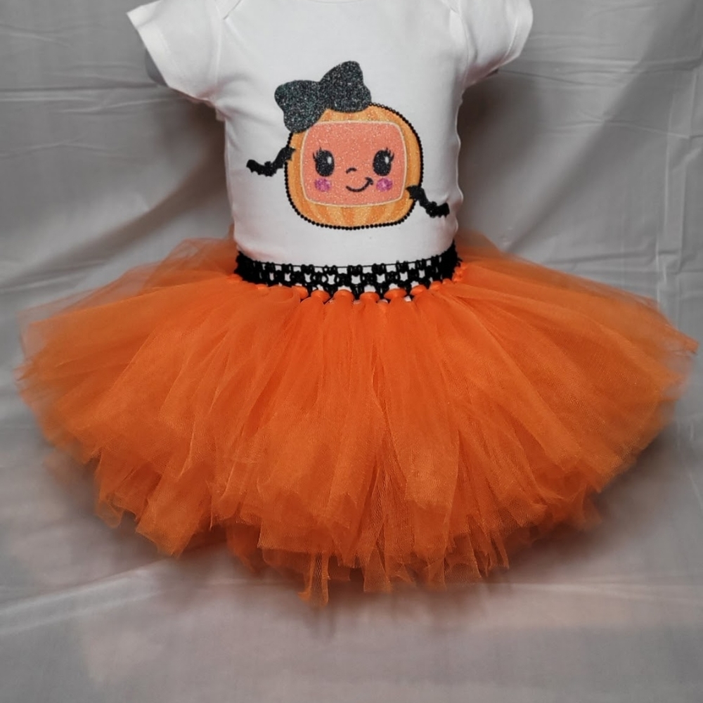Toddle Girls Punkin Tutu Set